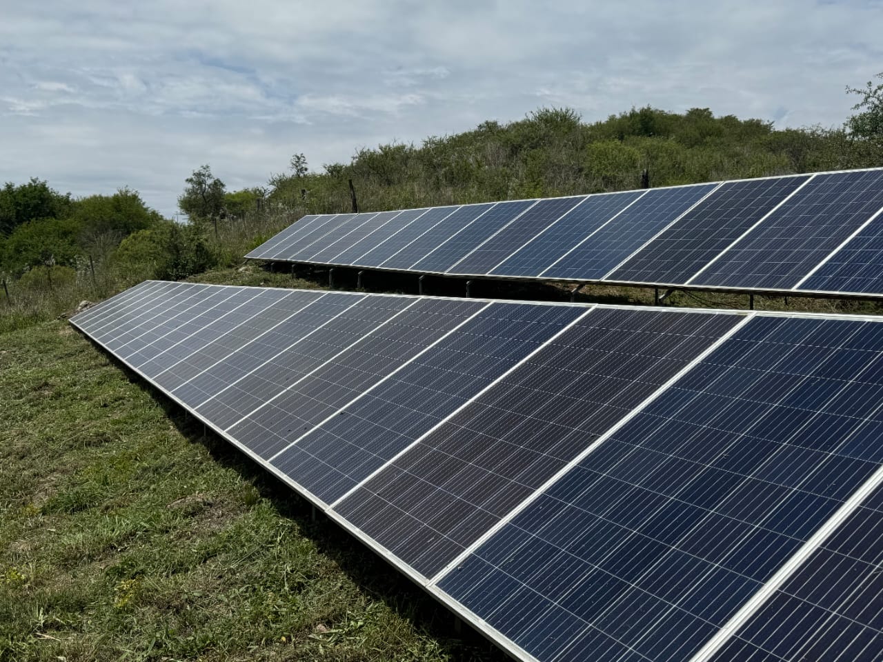 Paneles del parque solar de Norte Verde